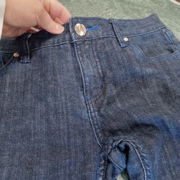 Vintage Y2K Low Rise Pepe Jeans London Straight Womens 31 Dark Denim Blue Stitch - Picture 15 of 16